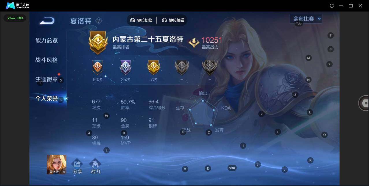 WZLX4321135王者荣耀账号详情图4