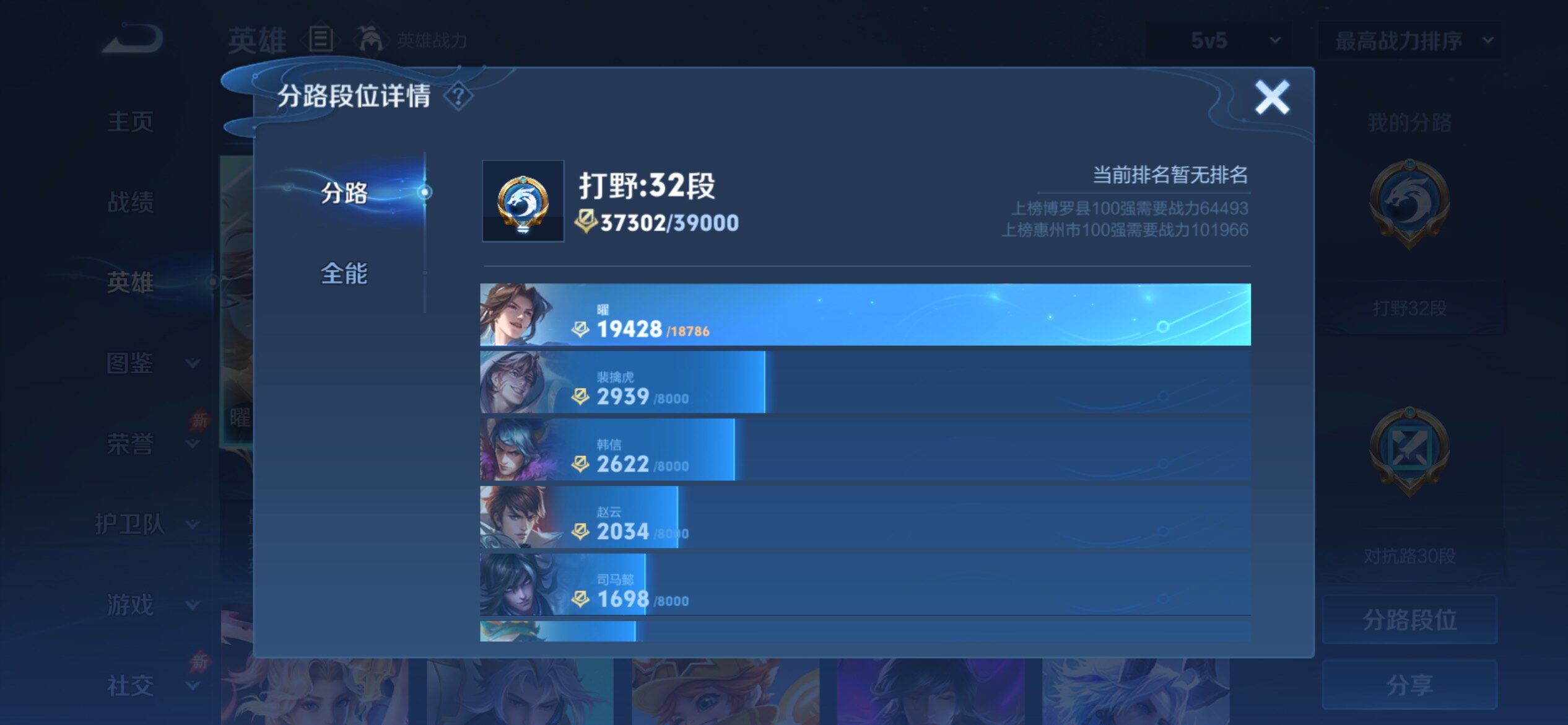 WZCMY4322419王者荣耀账号详情图4