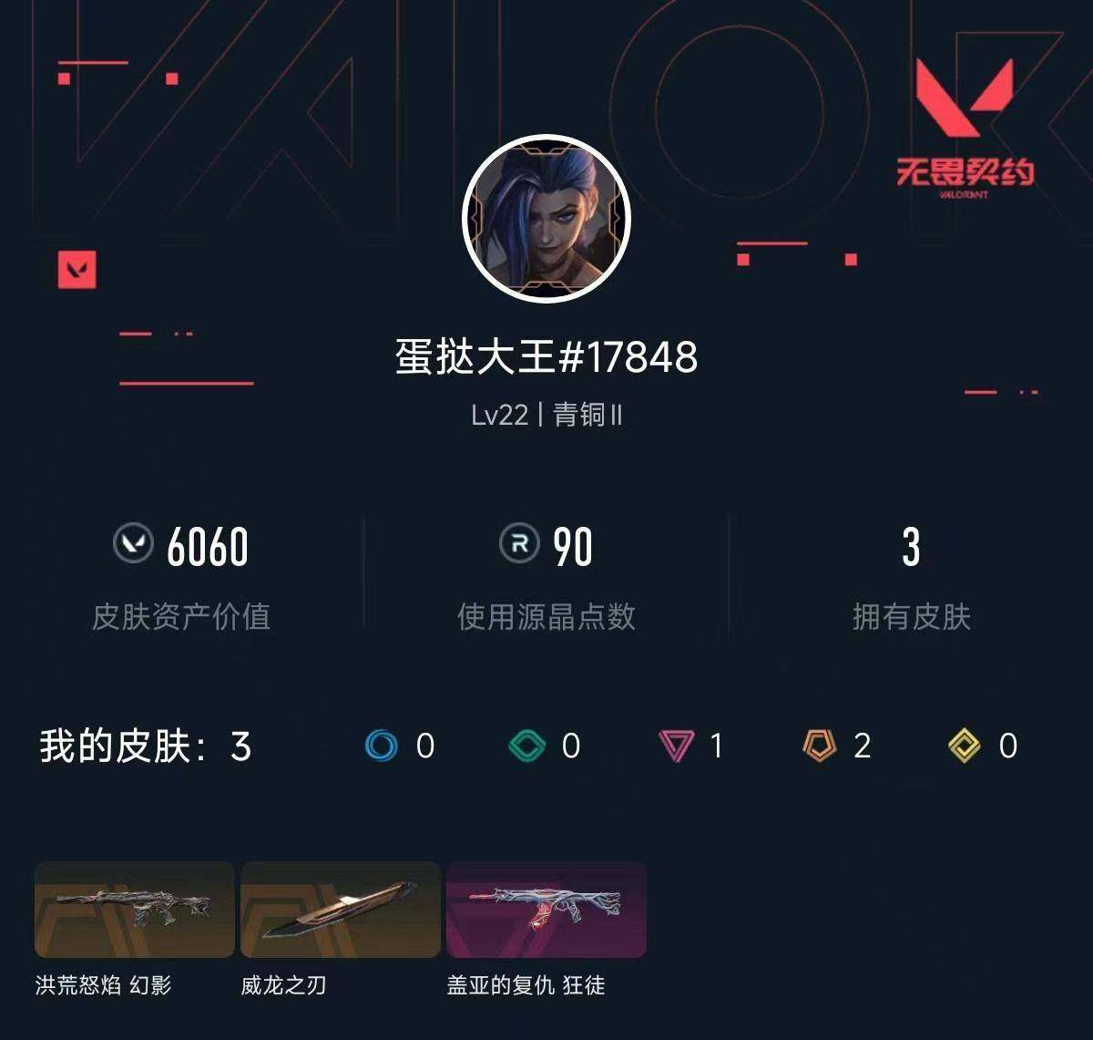 WWQXL433418无畏契约账号详情图3