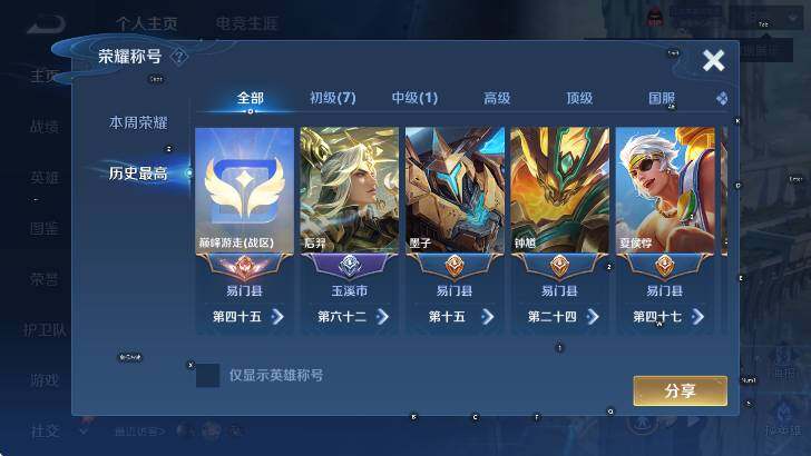 WZLX4319517王者荣耀账号详情图10