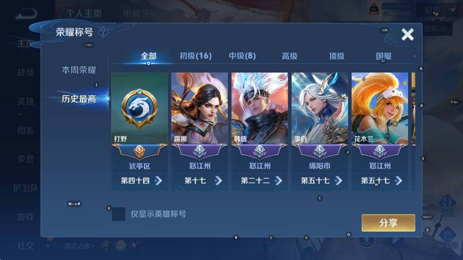 WZLX4319551王者荣耀账号详情图8