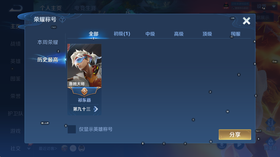 WZLX4319554王者荣耀账号详情图9