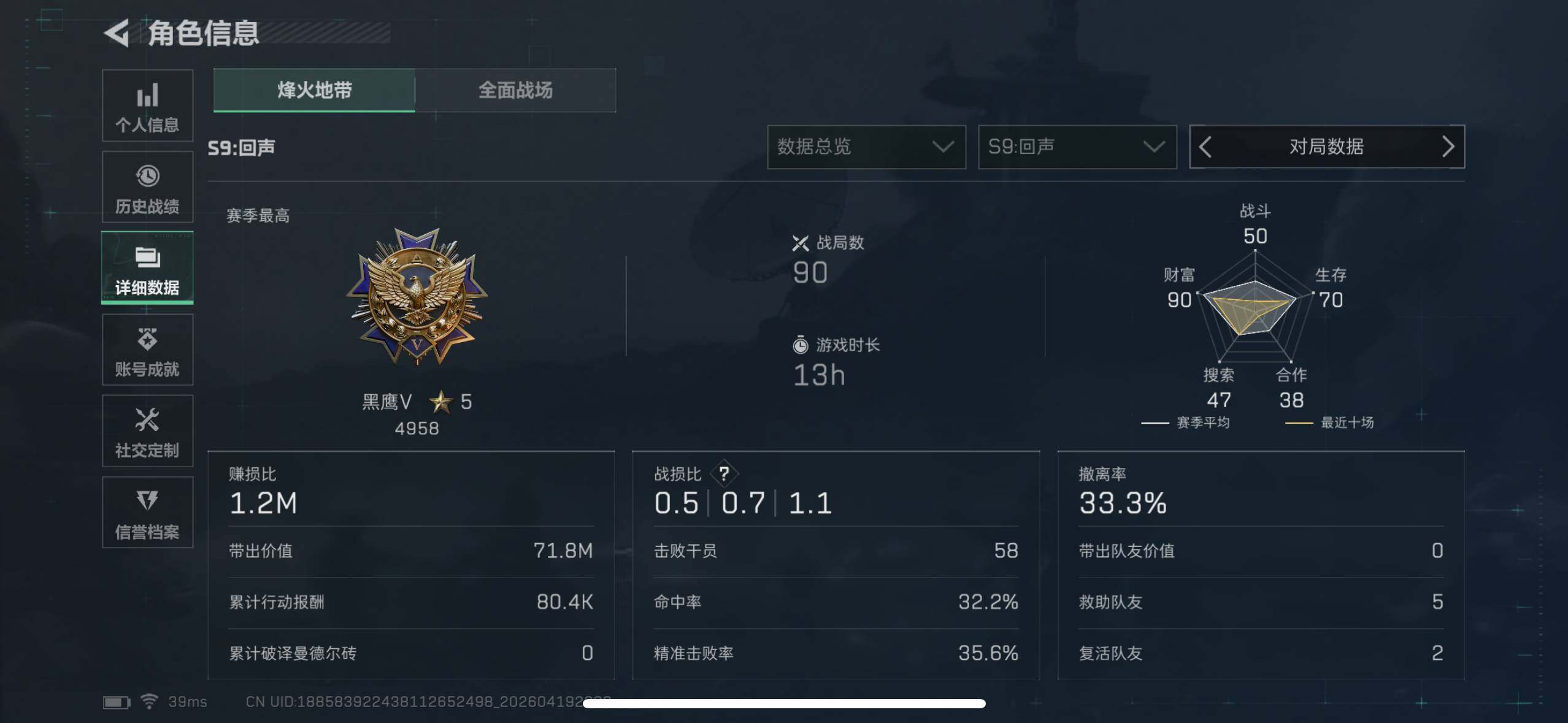 SJZEY4102405三角洲行动账号详情图21