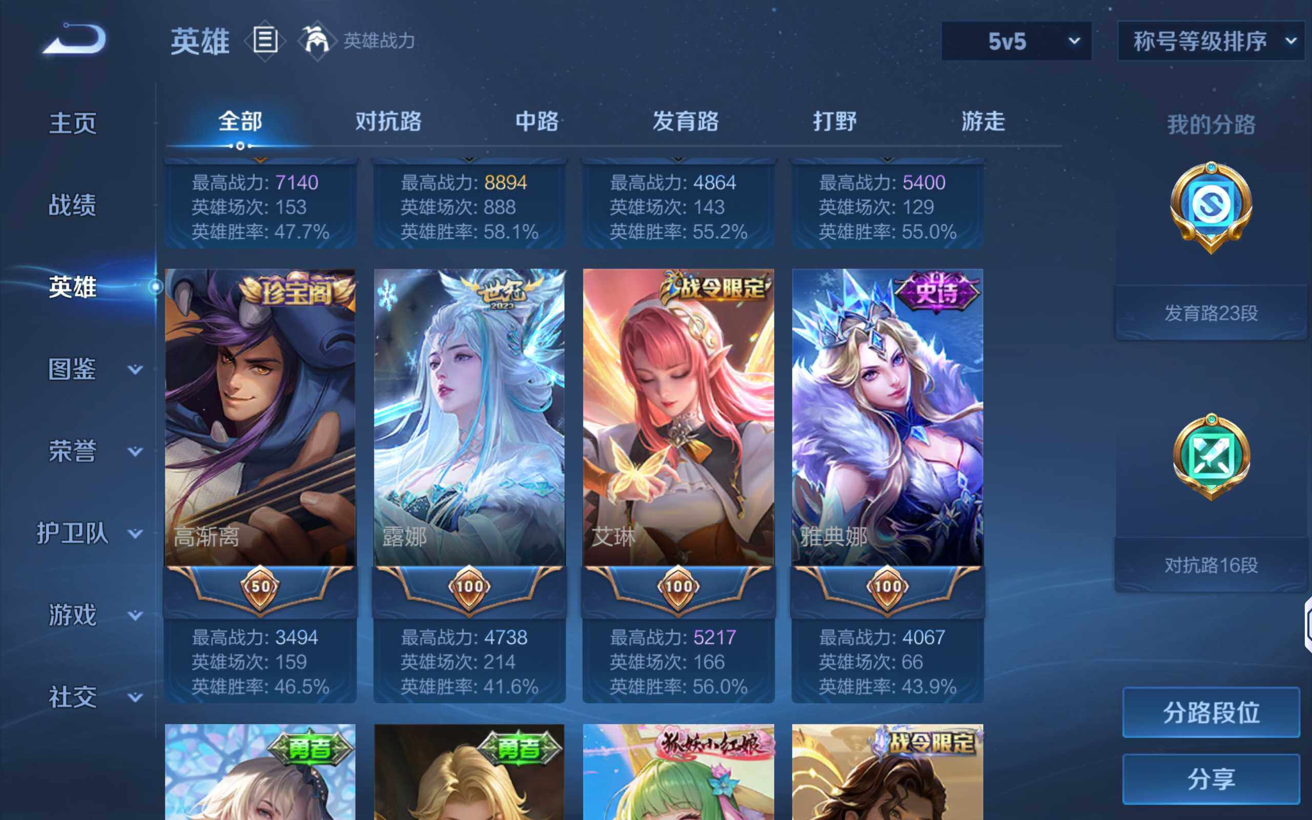 WZLX4319826王者荣耀账号详情图4