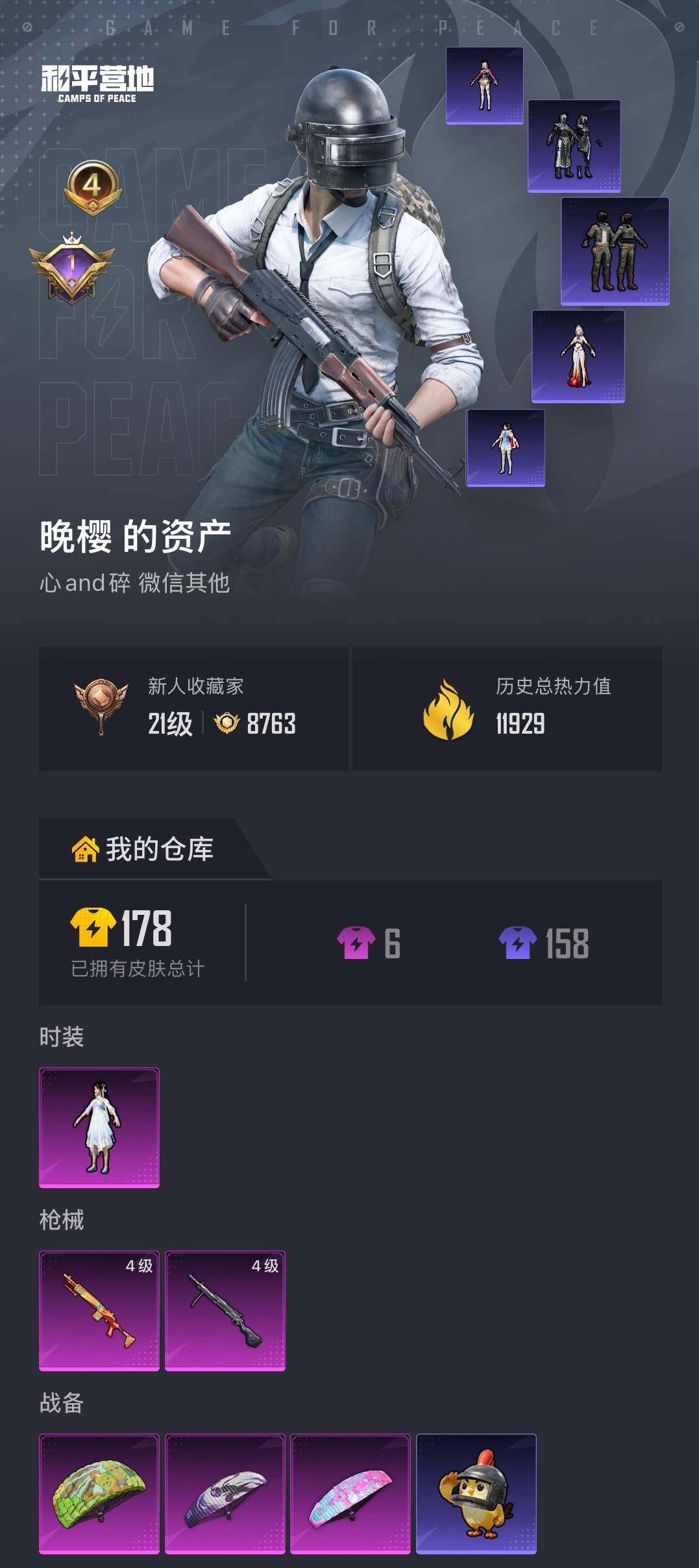 HPLX4183156和平精英账号详情图3