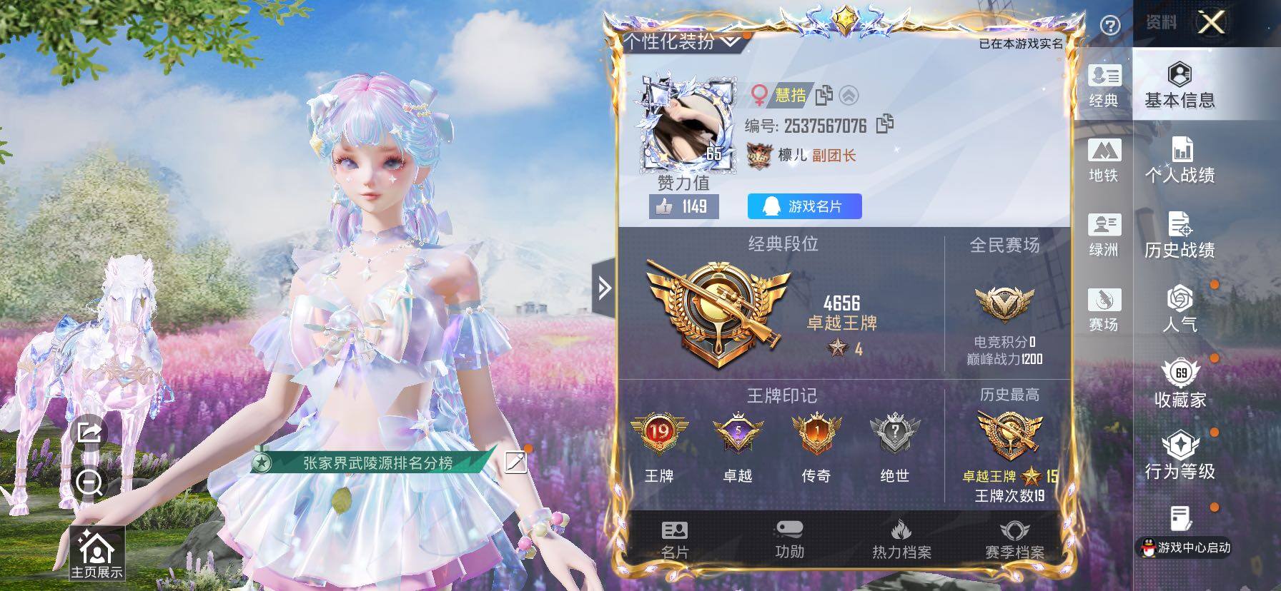 HPLX4185900和平精英账号详情图2