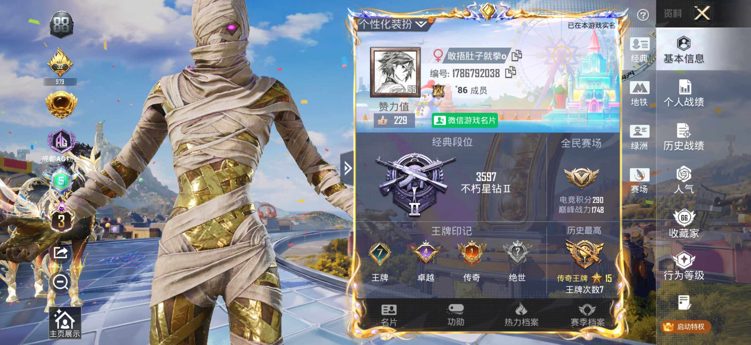 HPLX4183206和平精英账号详情图16