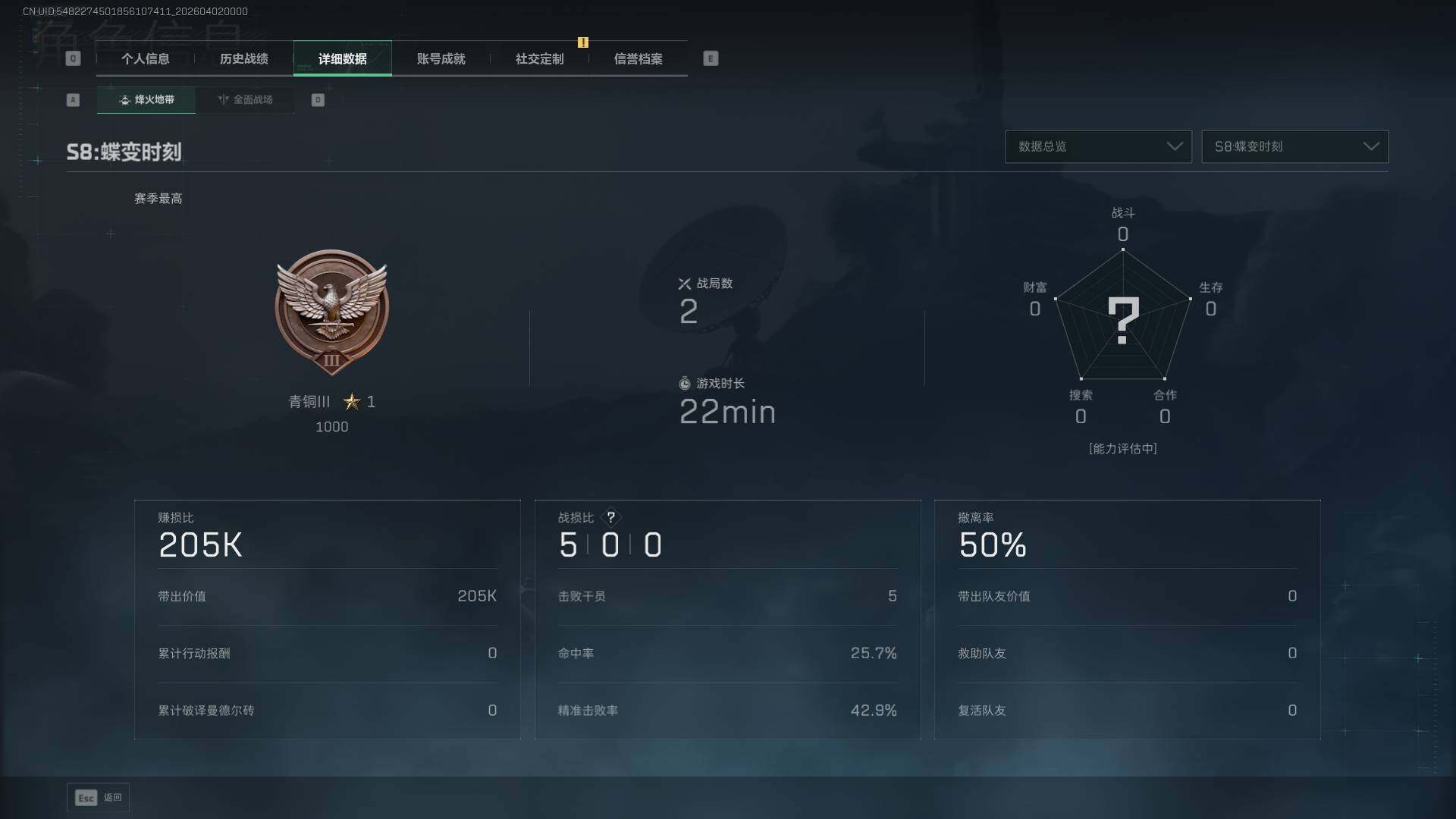 SJZQM4109521三角洲行动账号详情图5