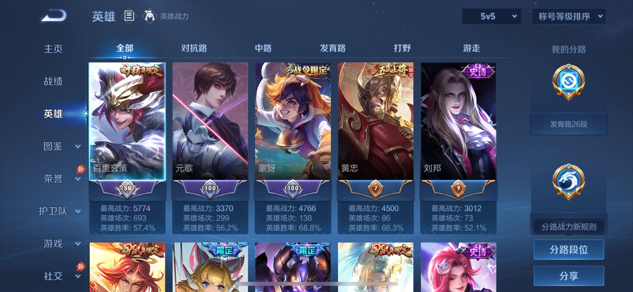 WZLX4324642王者荣耀账号详情图3