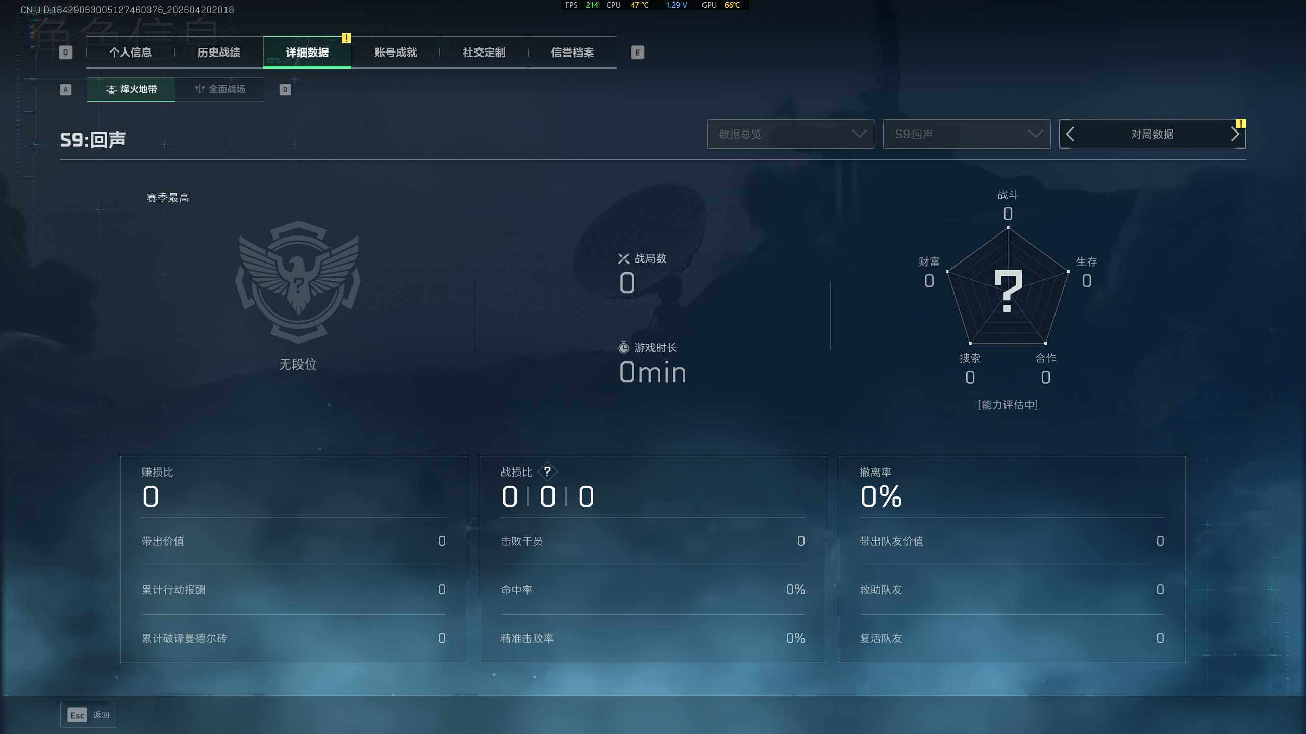 SJZQM4110129三角洲行动账号详情图5