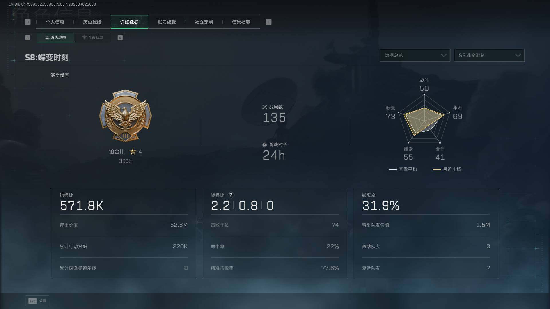 SJZQM4109251三角洲行动账号详情图11