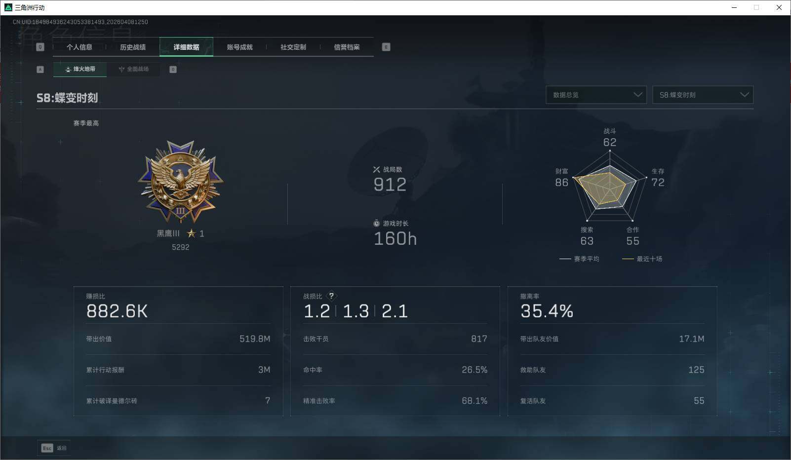 SJZQM4109524三角洲行动账号详情图10