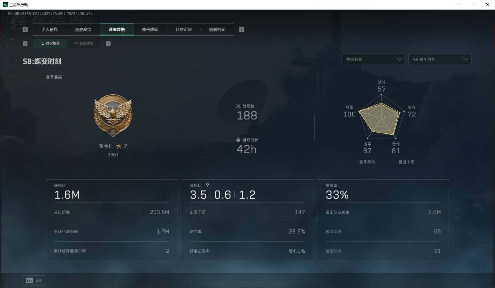 SJZQM4109235三角洲行动账号详情图9