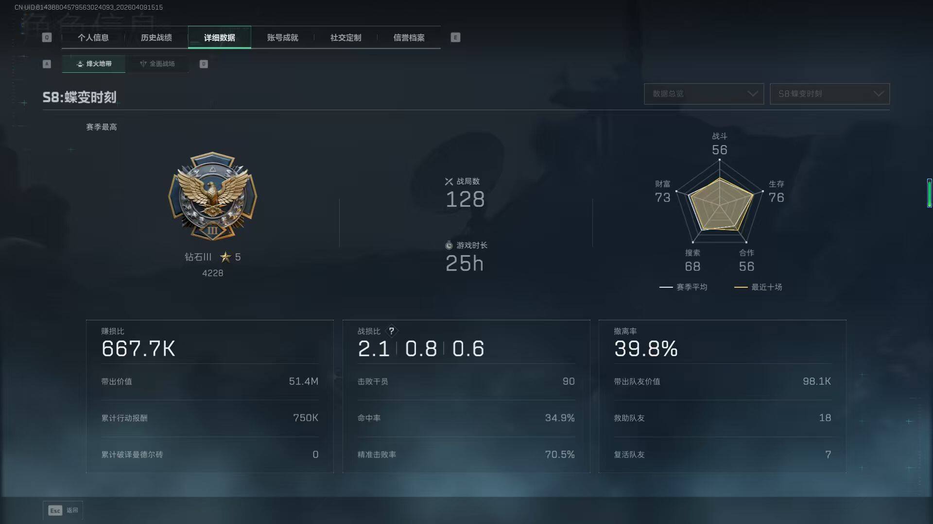 SJZQM4109372三角洲行动账号详情图17