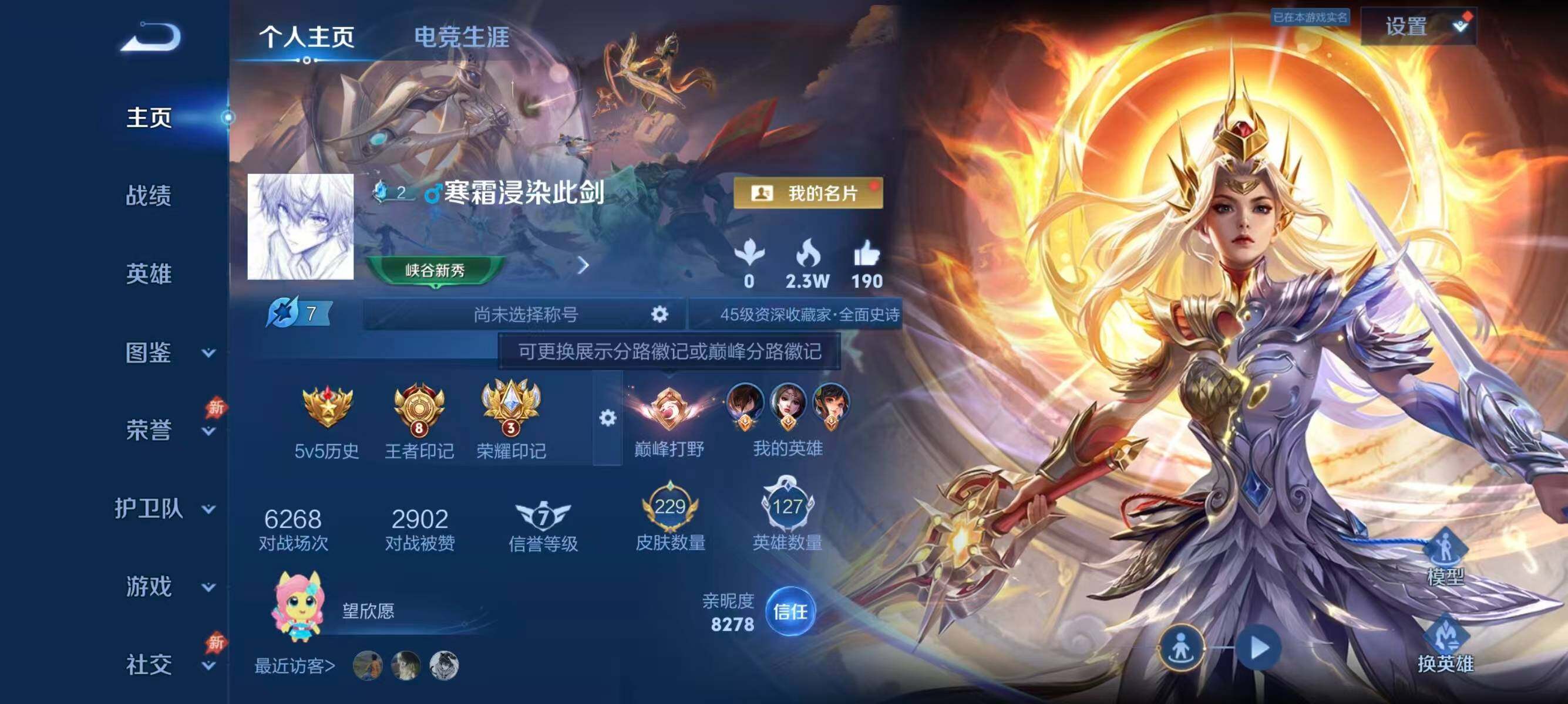 WZLX4322782王者荣耀账号详情图2