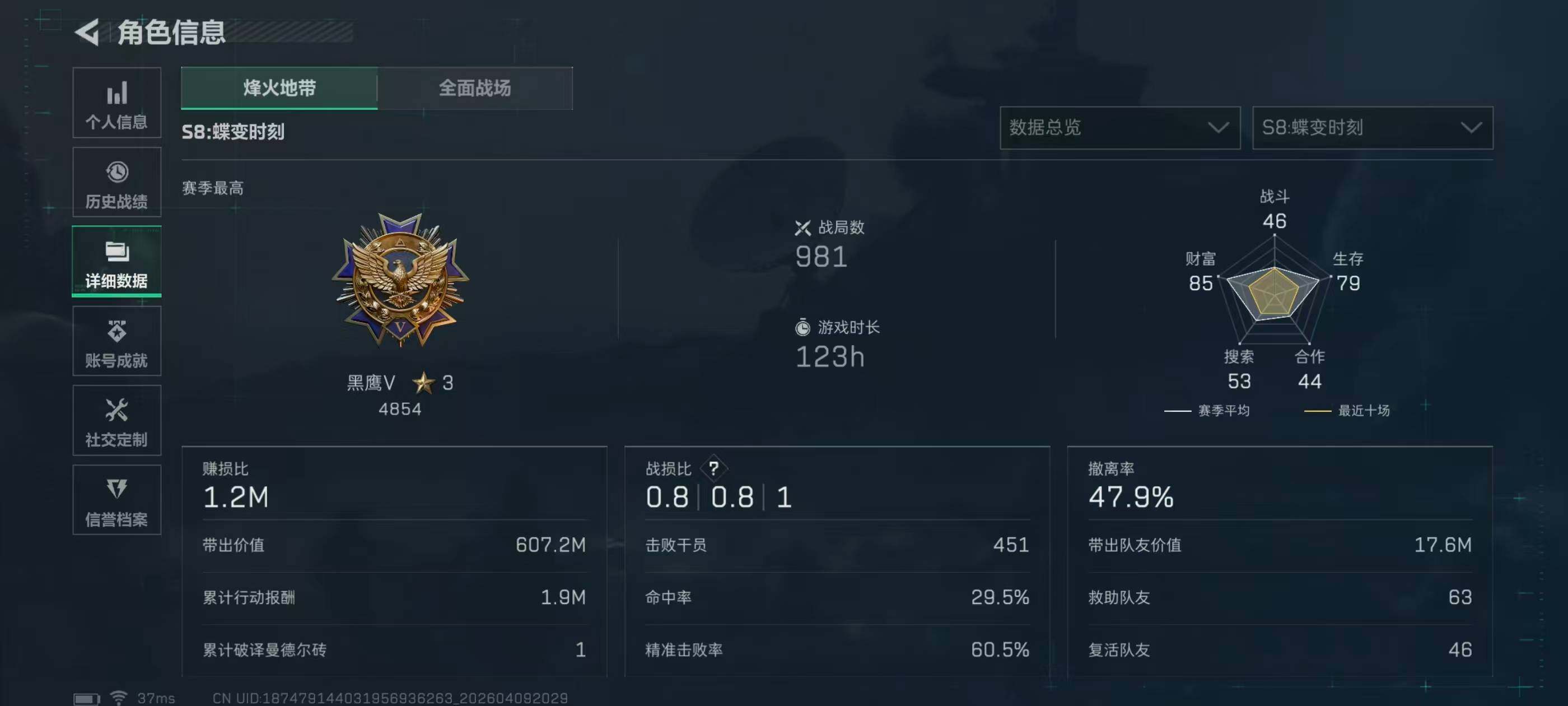 SJZQM4109313三角洲行动账号详情图10