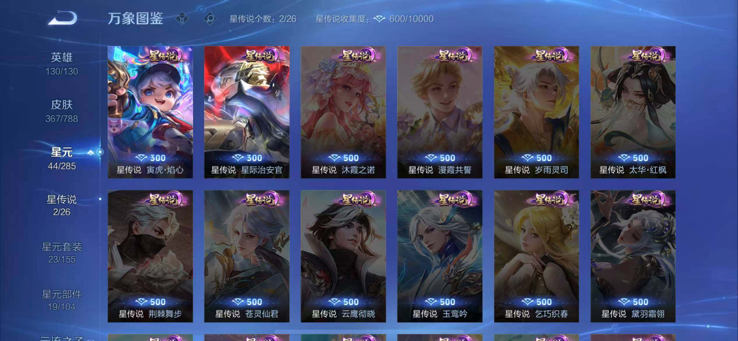 WZXS4342094王者荣耀账号详情图5