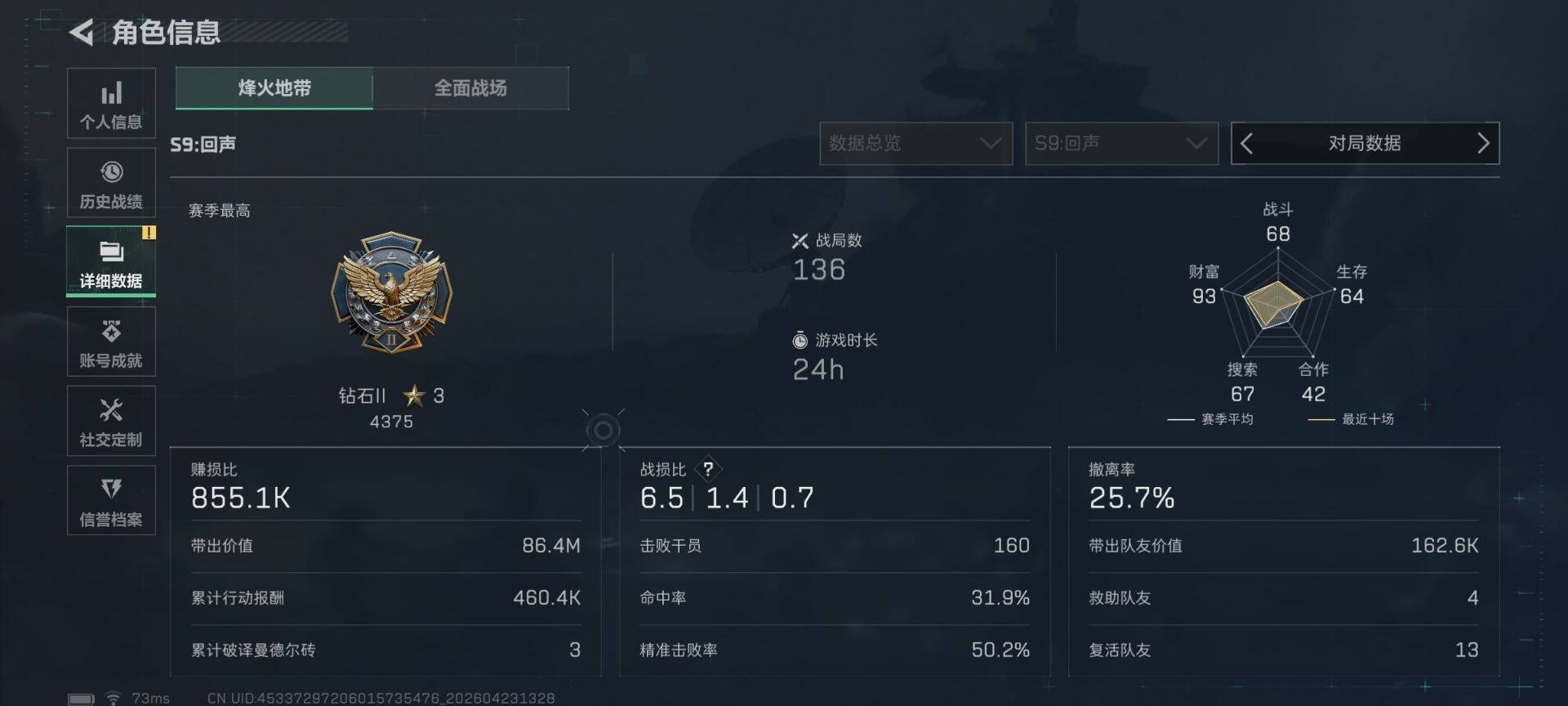 SJZEY4107261三角洲行动账号详情图12