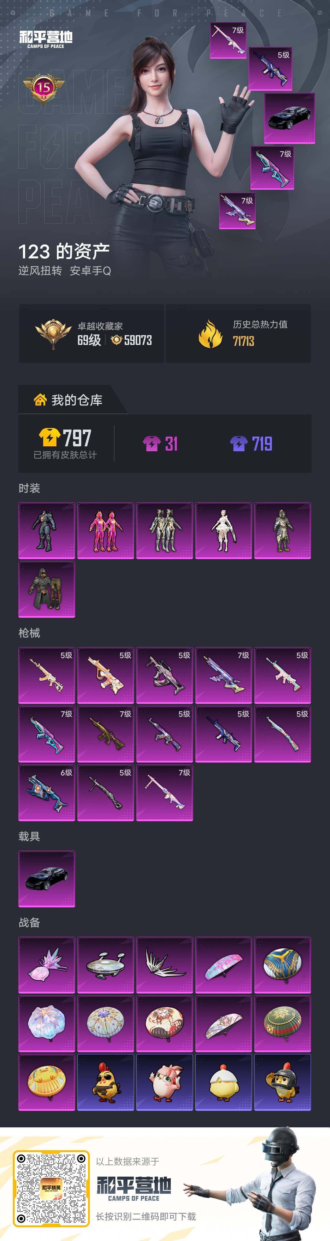 HPJZ4195244和平精英账号详情图6