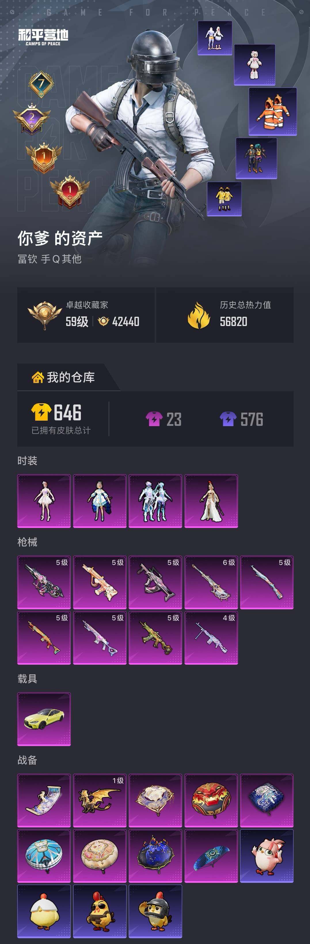 HPLX4188212和平精英账号详情图5