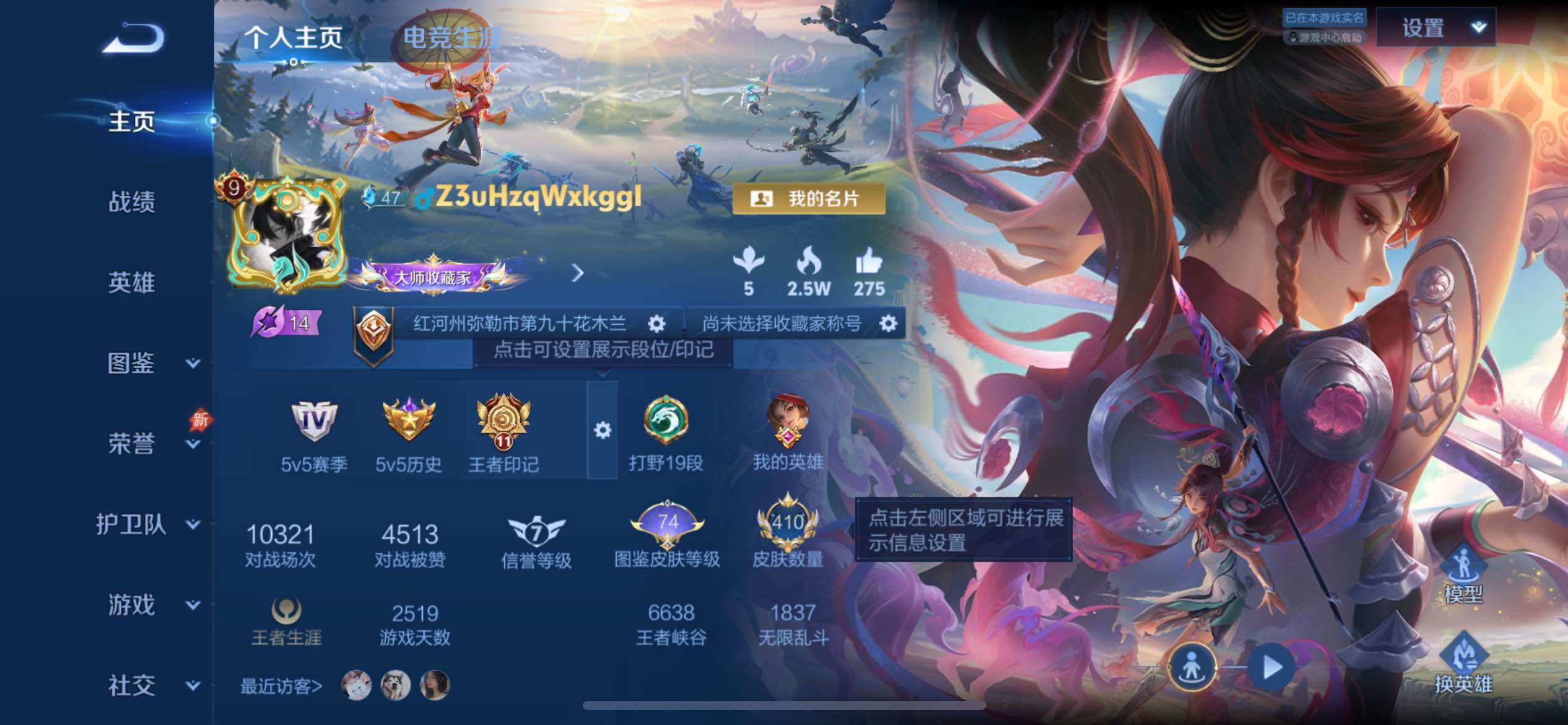 WZQM4337208王者荣耀账号详情图3