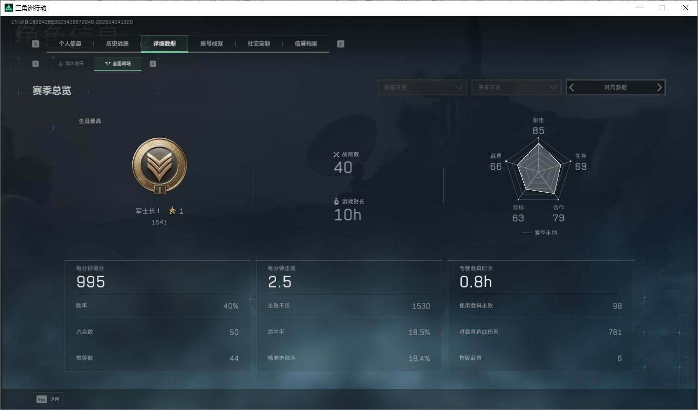 SJZQM4108505三角洲行动账号详情图6