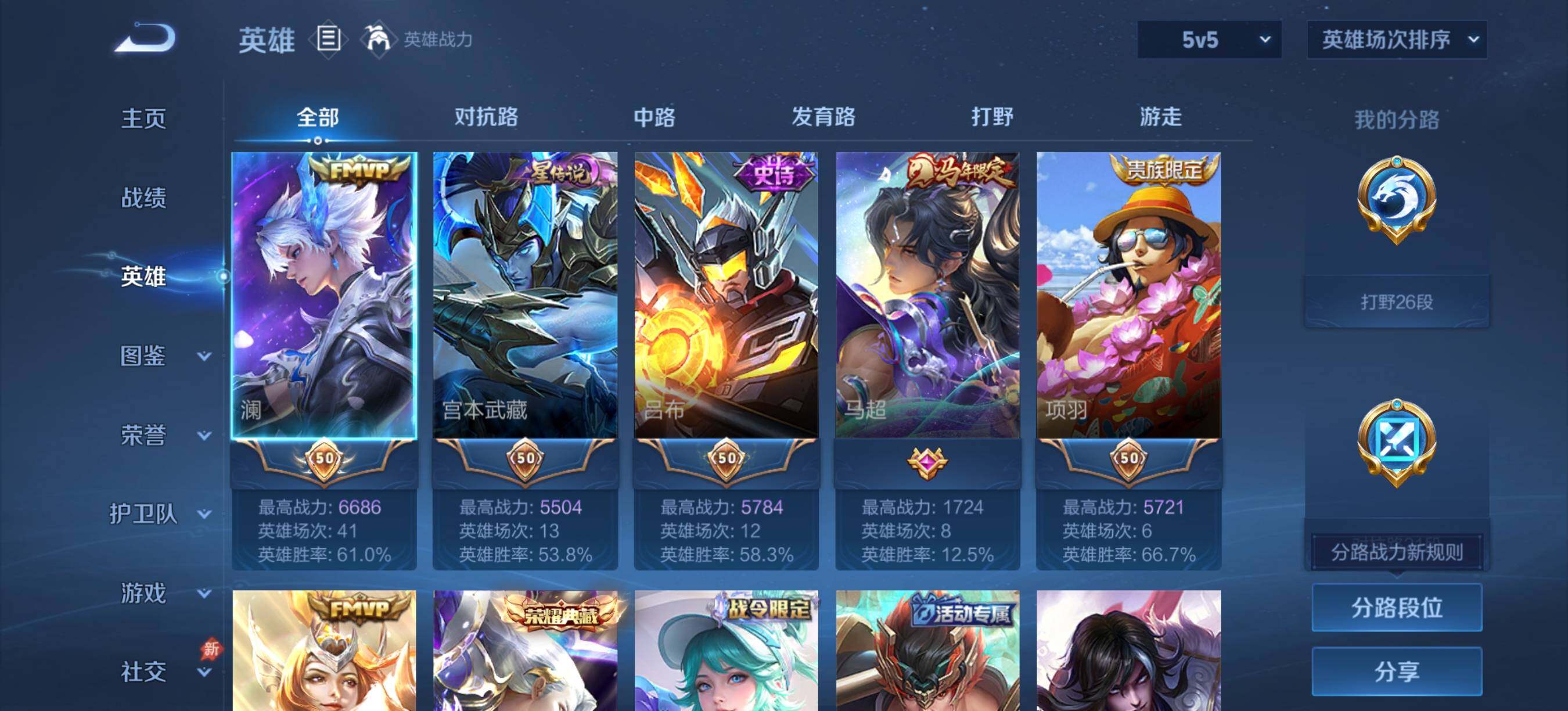 WZLX4328989王者荣耀账号详情图3