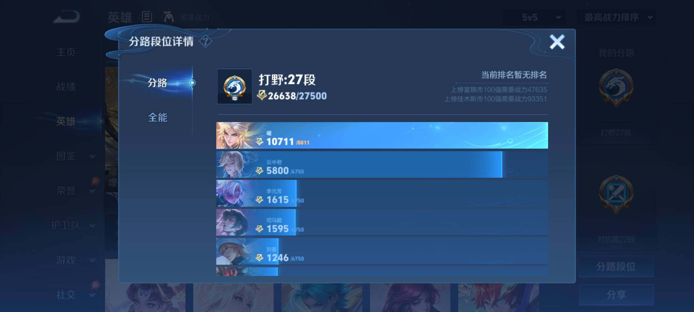 WZCMY4332421王者荣耀账号详情图4