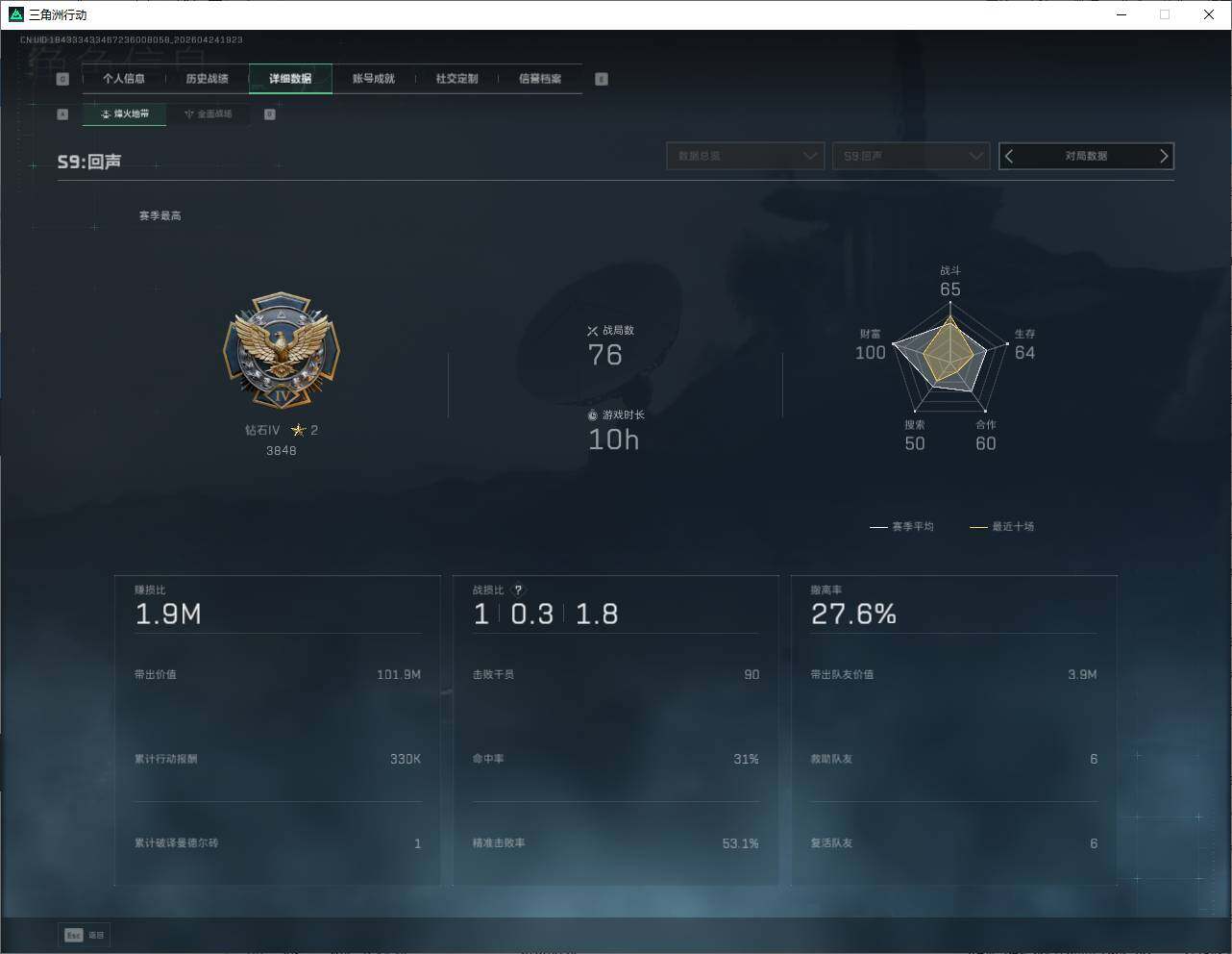 SJZQM4109715三角洲行动账号详情图12