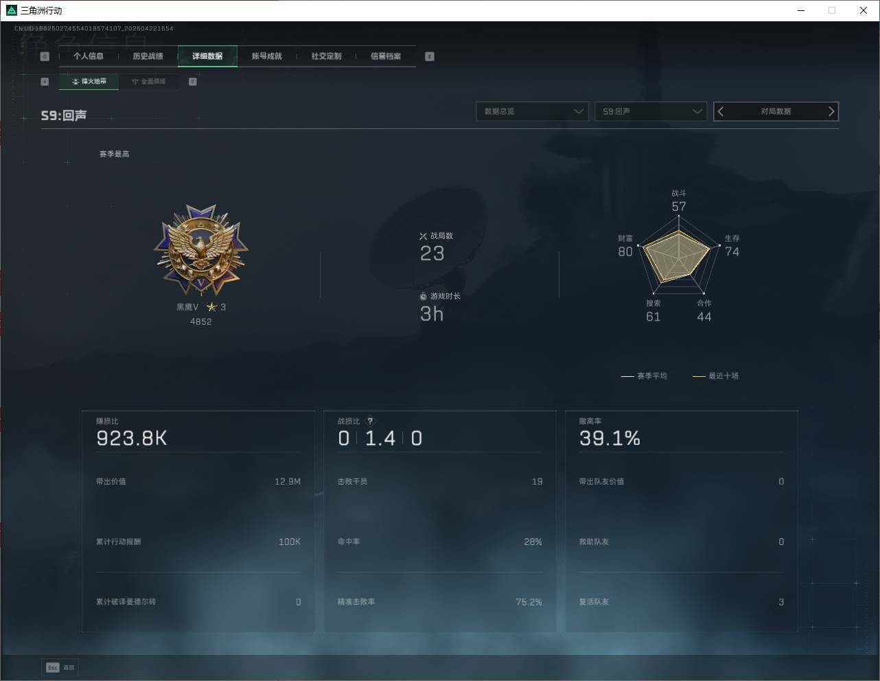 SJZQM4108868三角洲行动账号详情图6