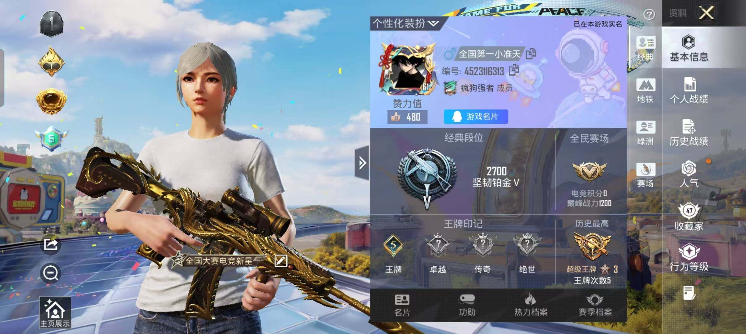 HPQM4190007和平精英账号详情图6