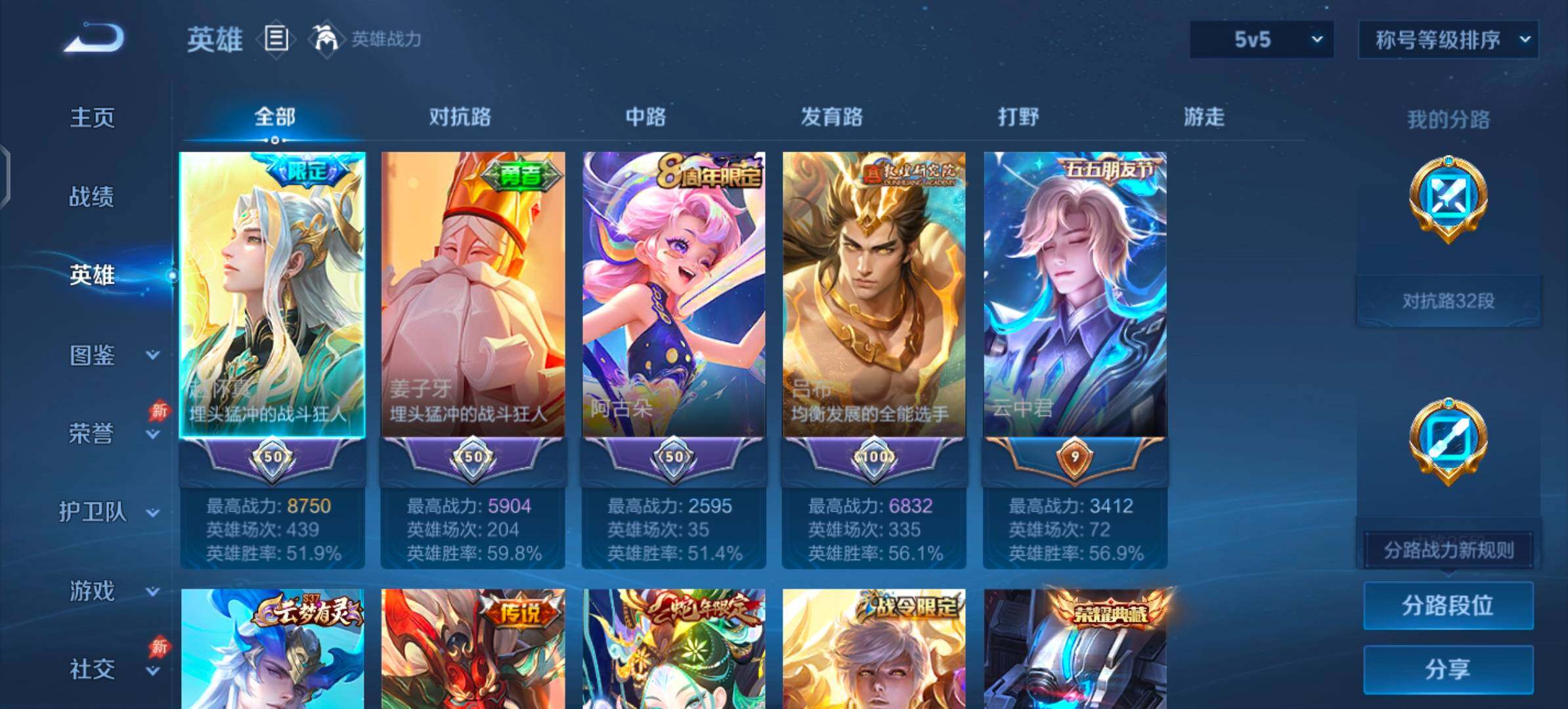 WZLX4335498王者荣耀账号详情图3