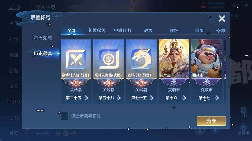 WZLX4331370王者荣耀账号详情图9