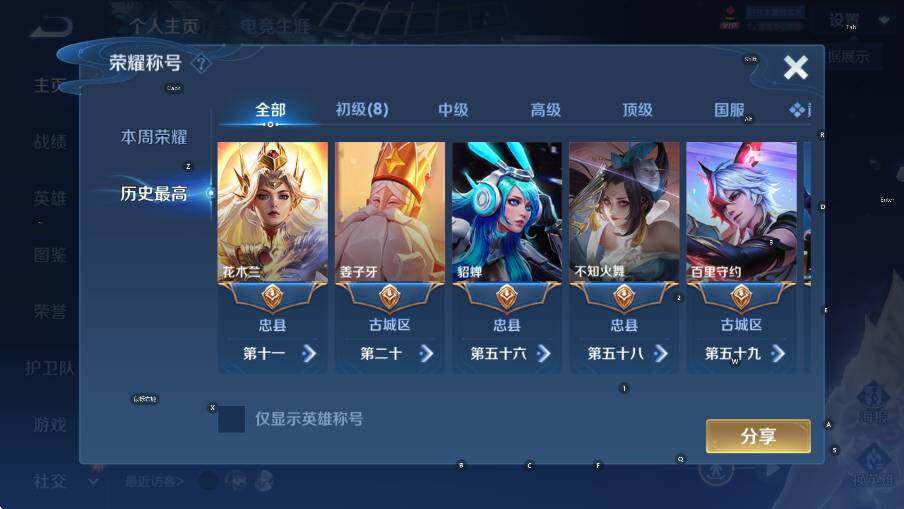 WZLX4331373王者荣耀账号详情图9