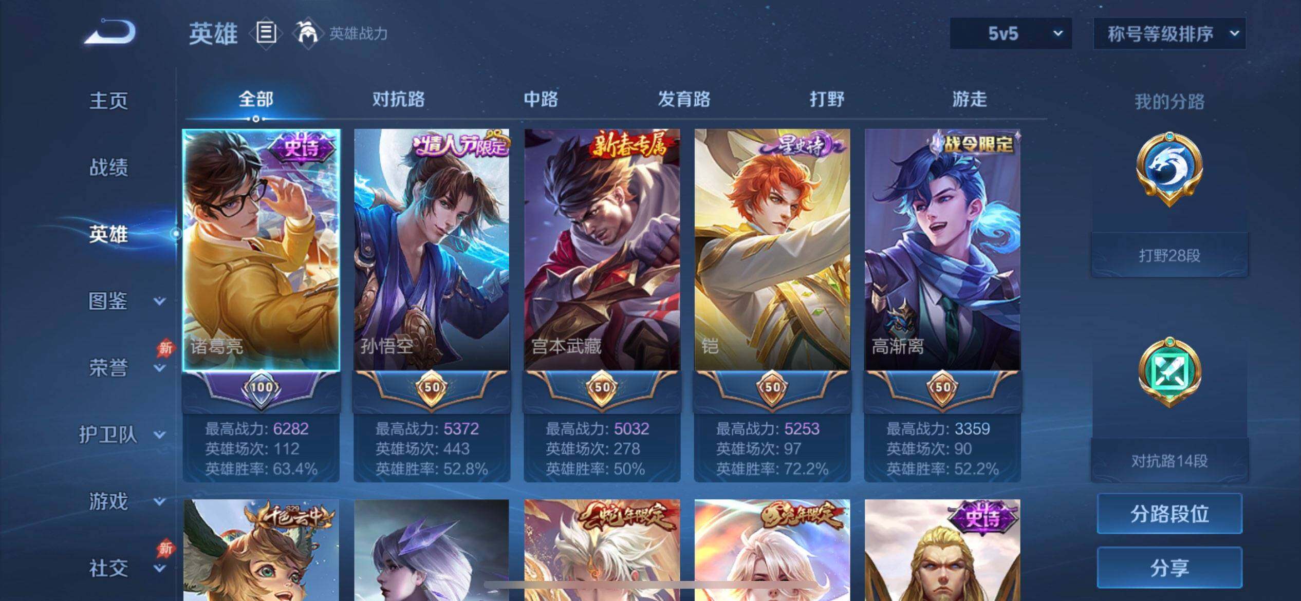 WZLX4335665王者荣耀账号详情图6