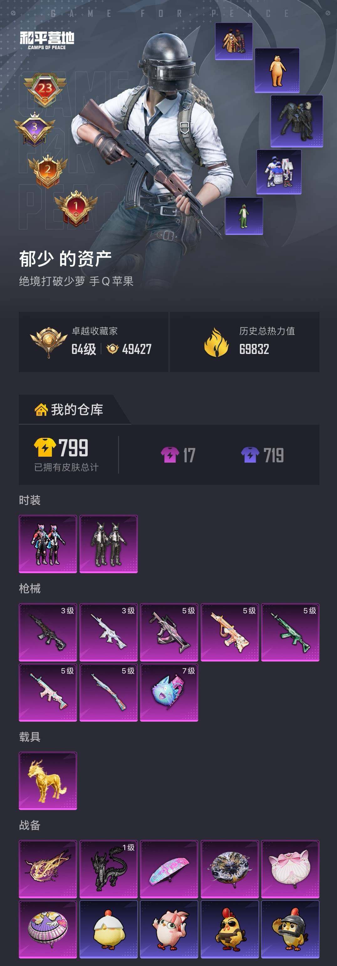 HPQM4191970和平精英账号详情图7