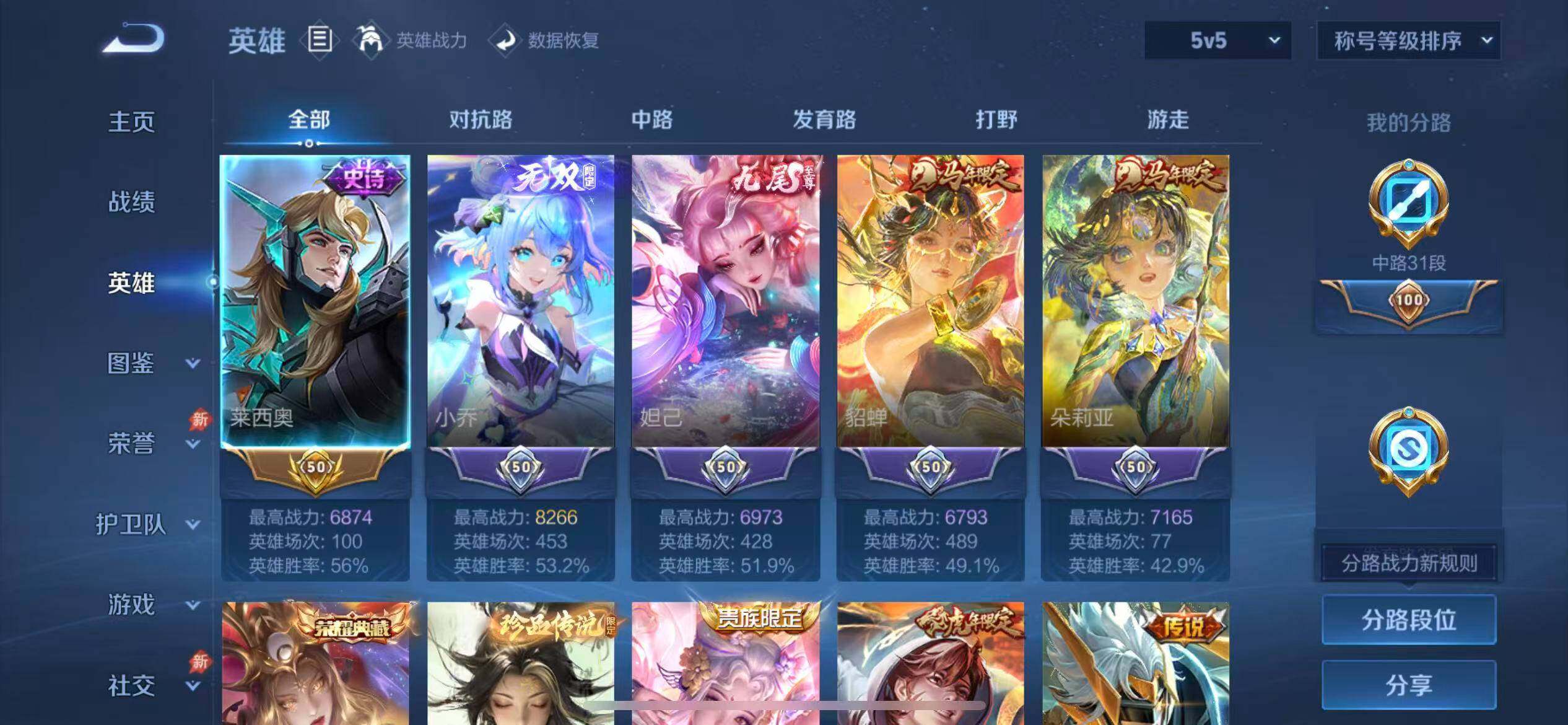 WZXS4346584王者荣耀账号详情图5