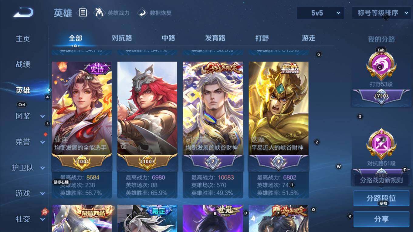 WZQM4333591王者荣耀账号详情图6