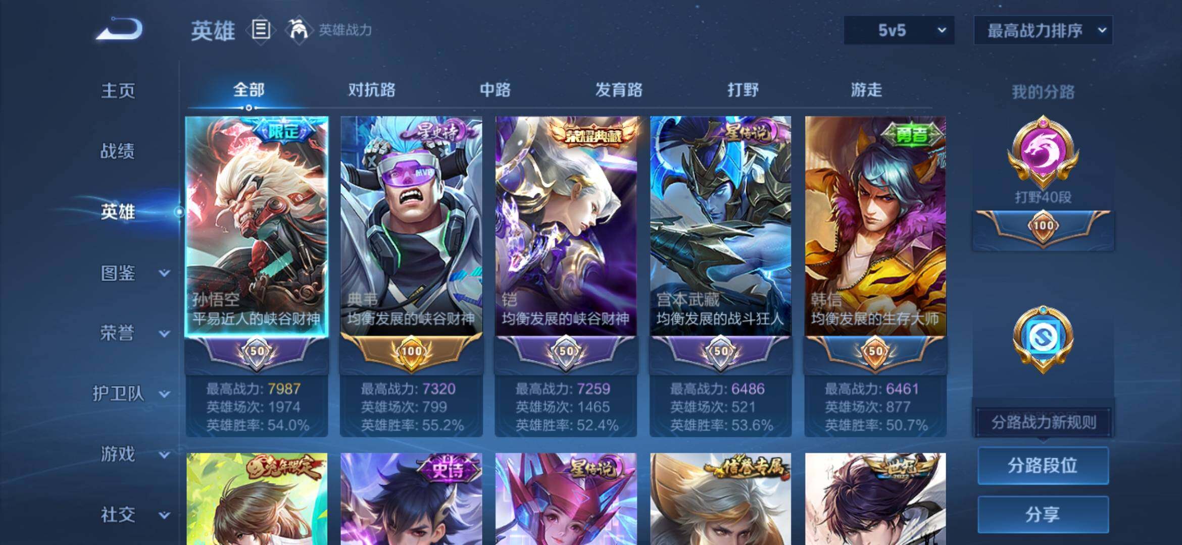 WZQM4340957王者荣耀账号详情图3