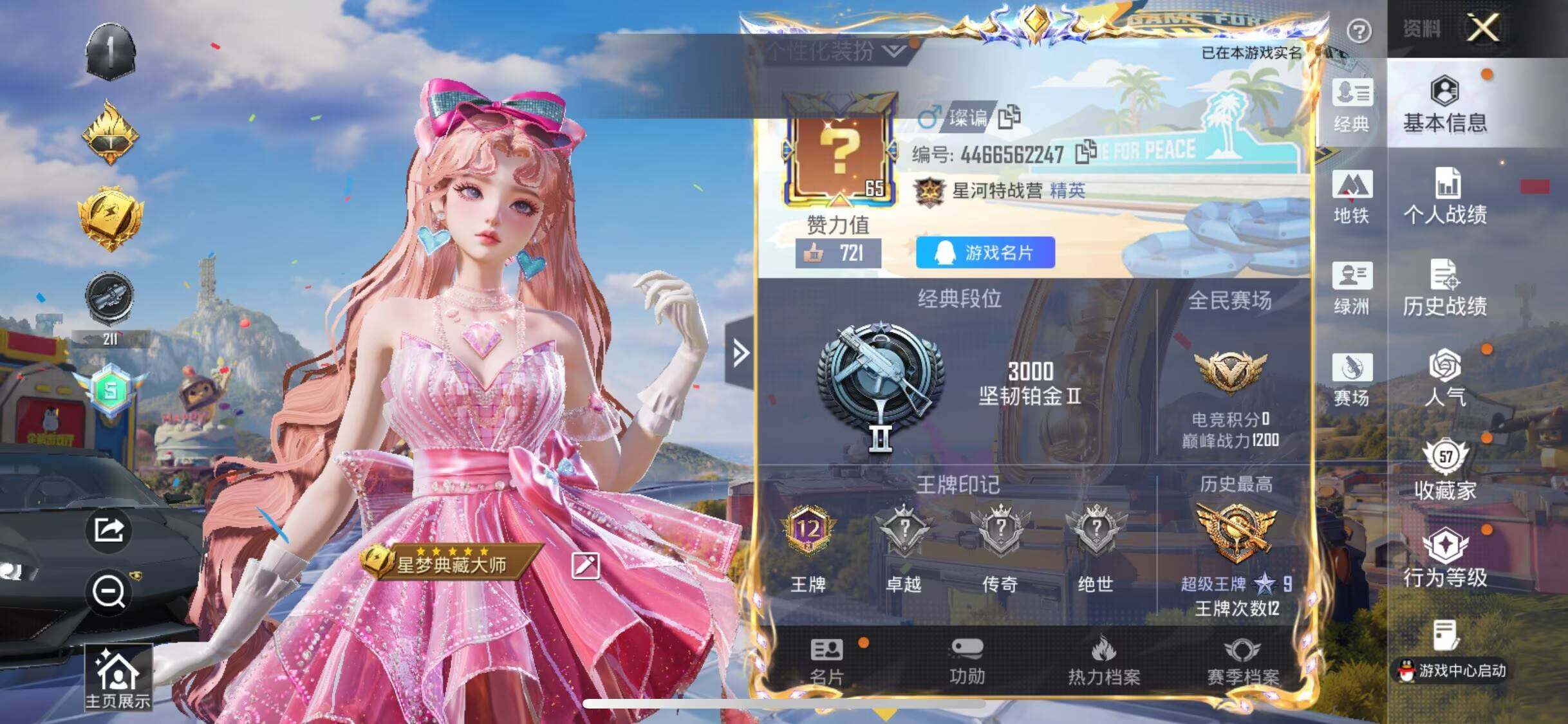 HPQM4203016和平精英账号详情图6