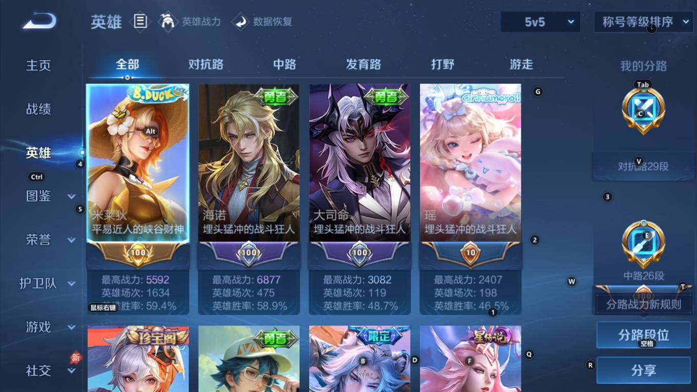 WZQM4333634王者荣耀账号详情图5