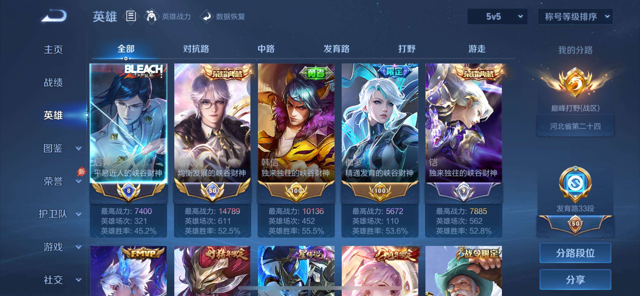 WZQM4334969王者荣耀账号详情图3