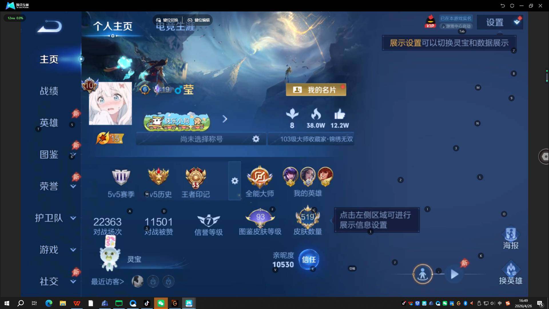 WZQYYX4331991王者荣耀账号详情图13