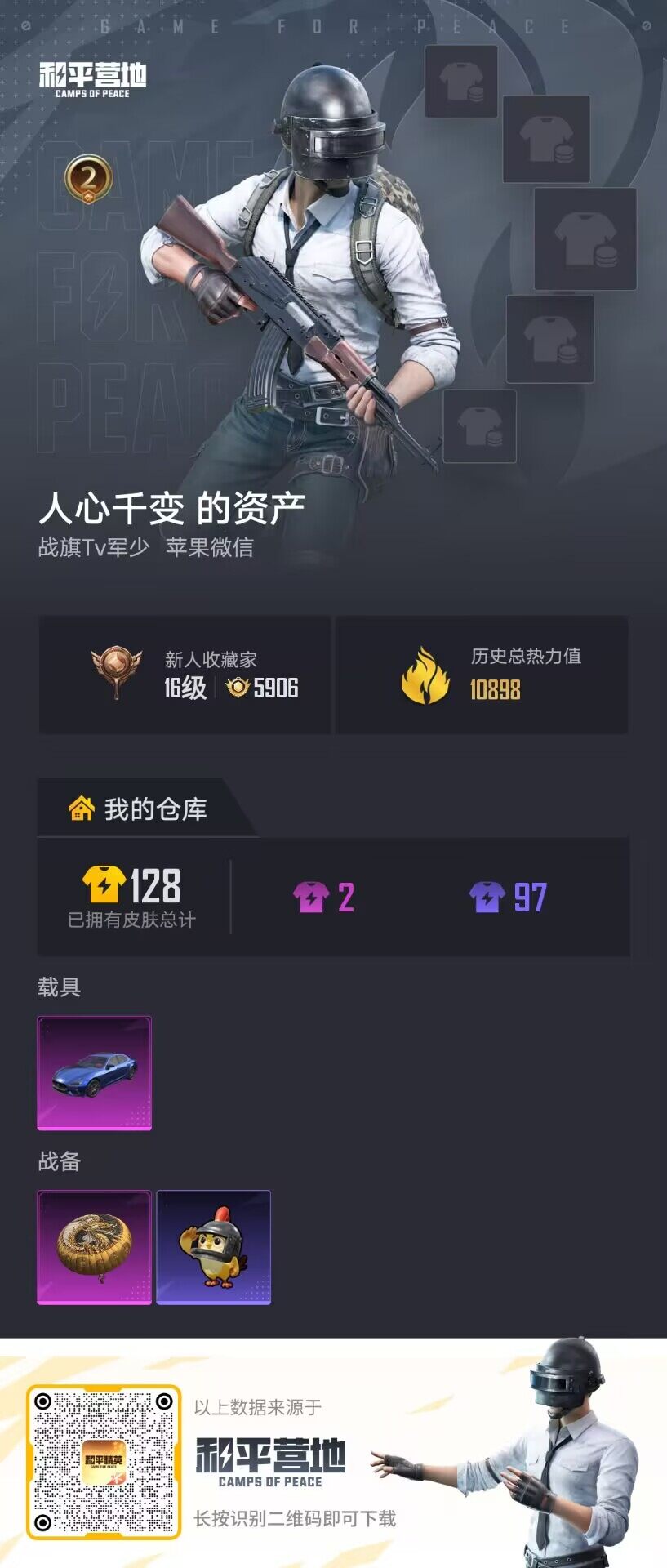 HPQM4196109和平精英账号详情图7