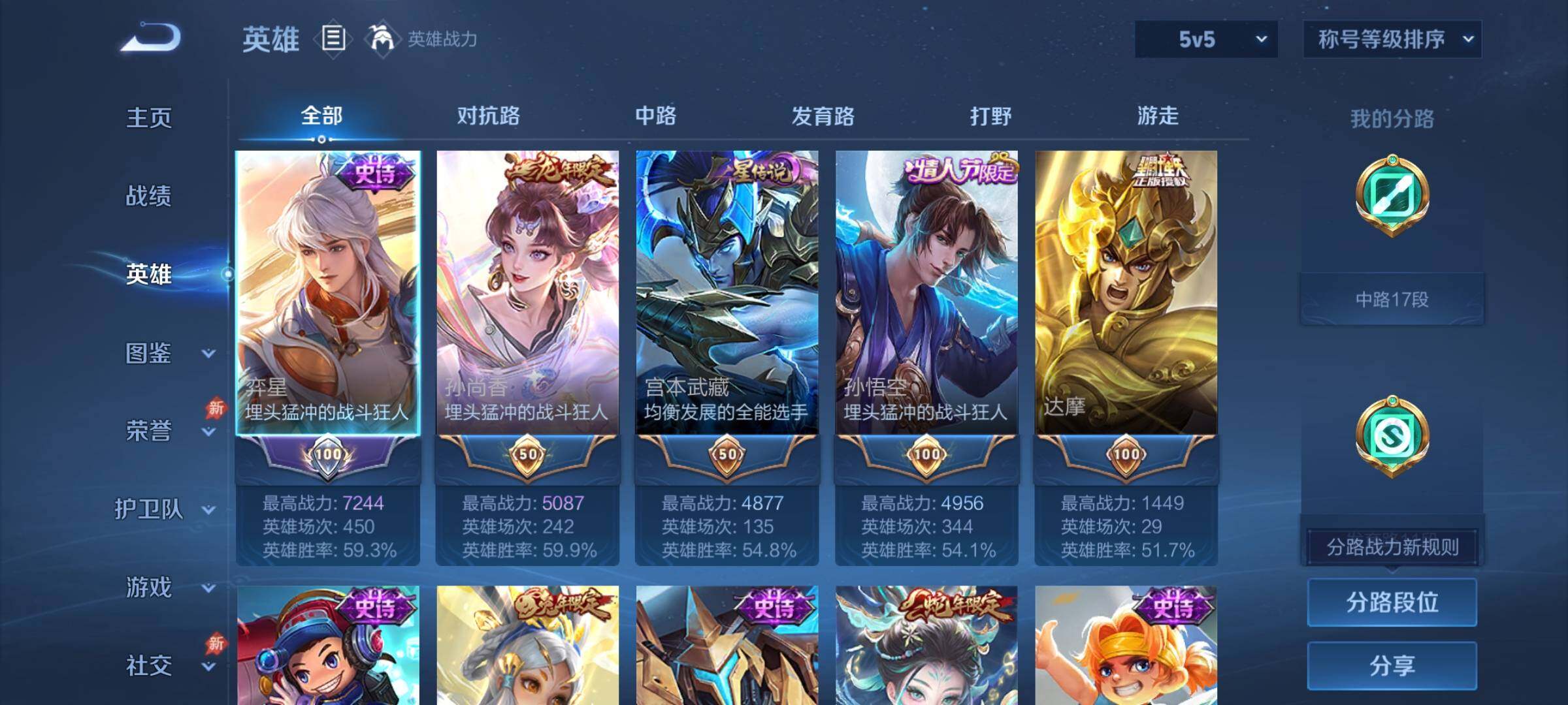 WZLX4335583王者荣耀账号详情图3
