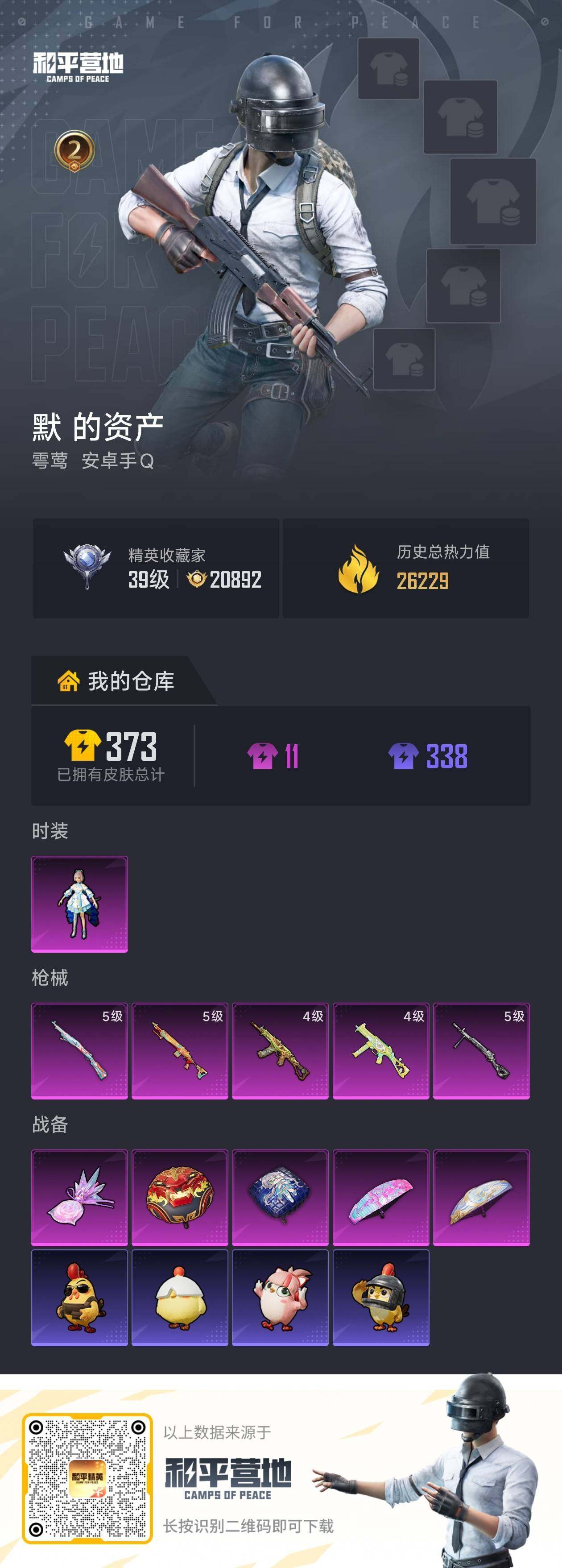 HPLE4192891和平精英账号详情图4