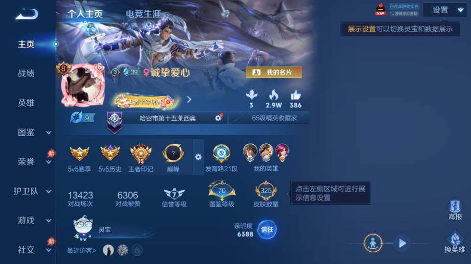 WZQM4333635王者荣耀账号详情图3