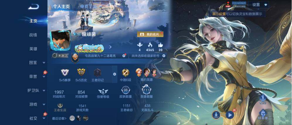 WZCMW4355445王者荣耀账号详情图2