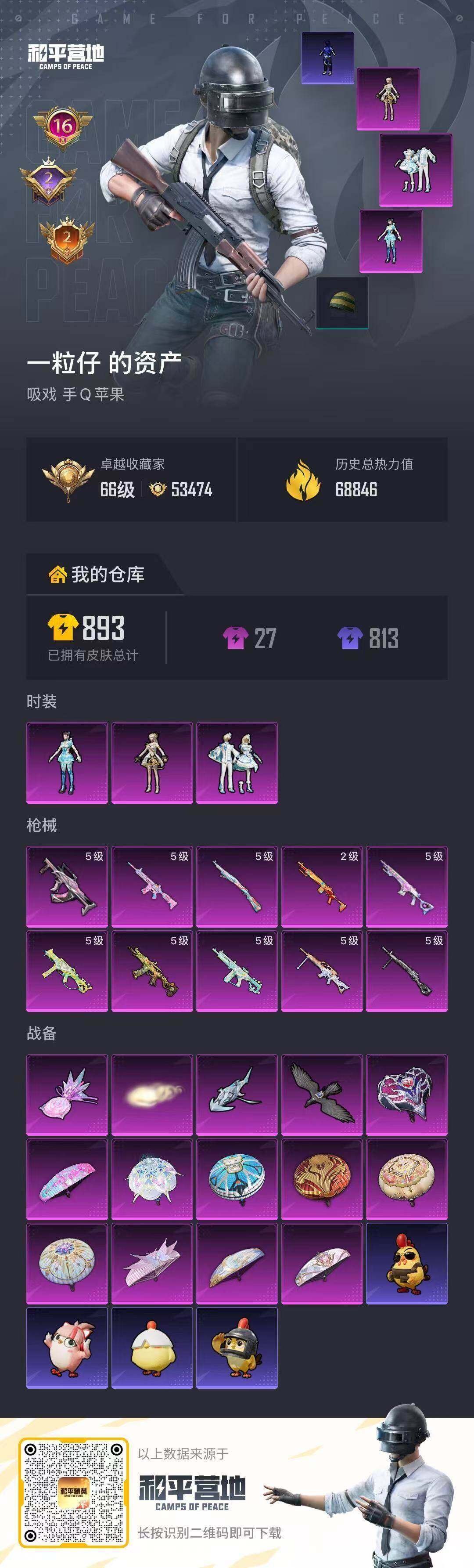 HPLX4193842和平精英账号详情图2