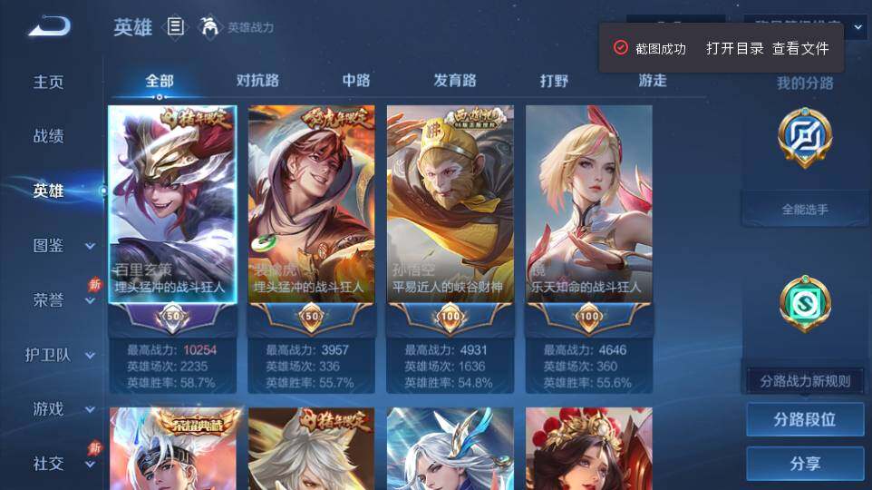 WZQM4335090王者荣耀账号详情图11